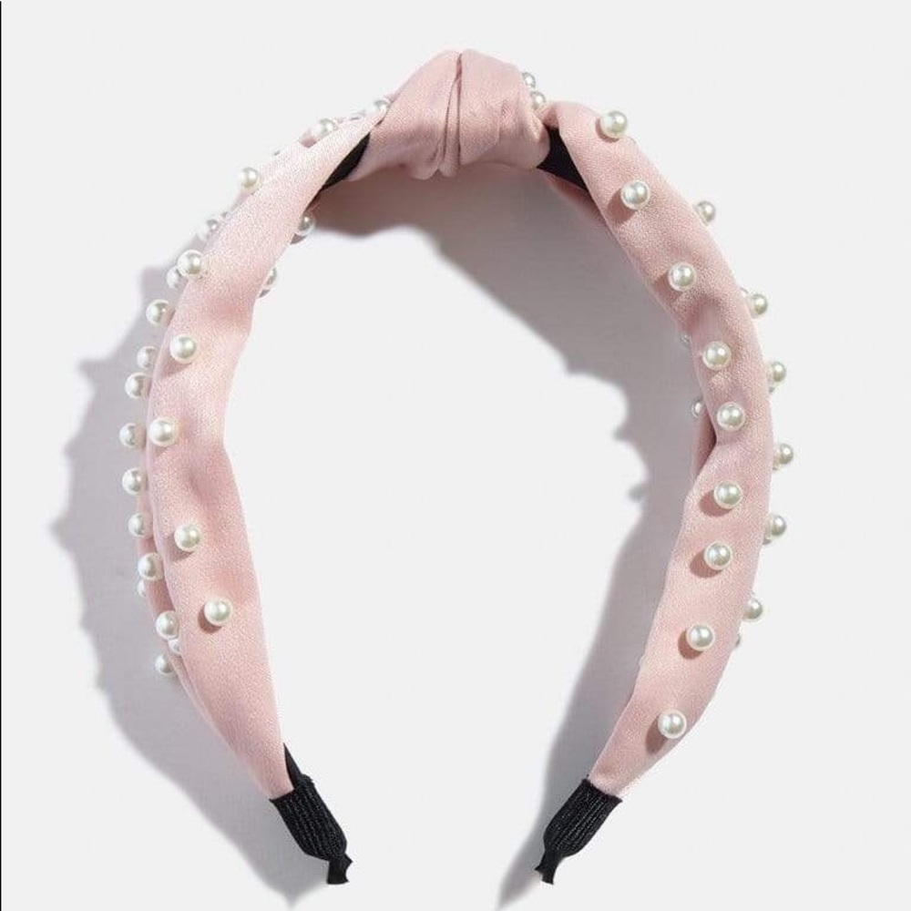 NWT Satin Blush Pink Pear Headband